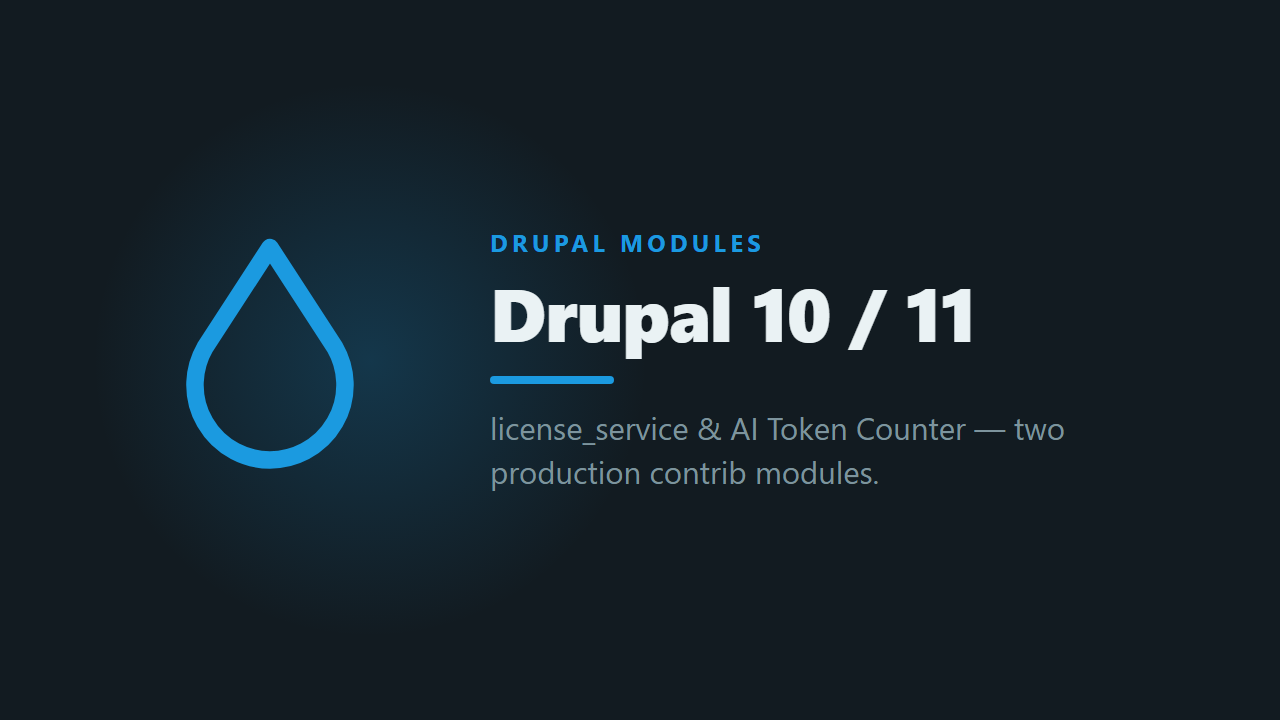 Drupal Modules — screenshot